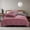 🔥 Red, variant on Sentmoon 4 Piece Bedding Set Solid Color Washed Cotton Duvet Cover Sheet Set Queen King Size 1.8m Bed 180x220cm Duvet Cover Pillowcase All Season Soft Comfortable Bedroom Linen