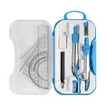 thumbnail image 4 of Trousse de Mathématiques Géométrie Ensemble Boussole Rapporteur Triangle Règle École Trousse de Géométrie Étudiant Salle de Classe Géométrie Étudiant Enseignants de Mathématiques Bleu, 4 of 9