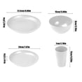 thumbnail image 3 of Meitianfacai High End Dark Colored Bowls Cups And Plates 16 Piece Set For Dinner Soup Bowls Plates And Cups Tableware Gift Set, 3 of 6