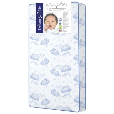 Dream On Me, Sweet Dreams 6” 88 Coil Inner Spring Crib And Toddler Mattress I Green Guard Gold Certified I Model #84