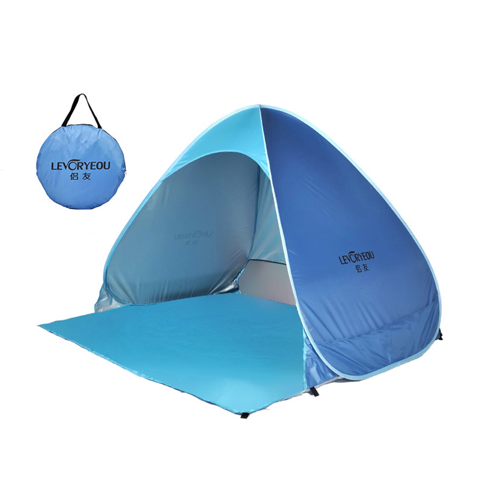 Outdoor camping tent pop-up fun tent automatic fast tent anti-ultraviolet tent awning suitable for camping beach backyard