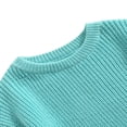 thumbnail image 3 of Les Garçons Tout-Petits Filles Tricot Pull Sweat Oversize Automne Hiver Pulls, 3 of 6