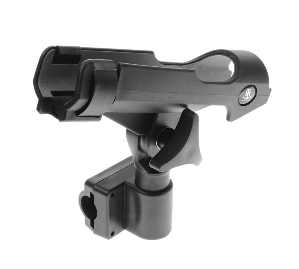 Blue Dog Support de canne à pêche marine pour bateau, support de canne Powerlock réglable à 360 degrés pour kayak, canoë – Installation facile