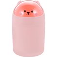 thumbnail image 1 of Poubelle Compacte Rose avec Couvercle pour Chambres d'Adultes, 1 of 8