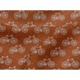 thumbnail image 4 of oneOone Viscose Jersey Fabric Dot & Bicycle Block Print Sewing Fabric BTY 60 Inch Wide, 4 of 5