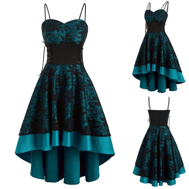 Ketyyh-chn99 Robes pour Femmes 2024 Robe d'Été Élégante Invitée de Mariage Soirée Fête Robe Formelle Sans Manches Robes Bleu,m