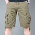 thumbnail image 3 of Cameland Men's Plus Size Cargo Shorts Multi-Pockets Relaxed Summer Beach Shorts Pants, 3 of 4