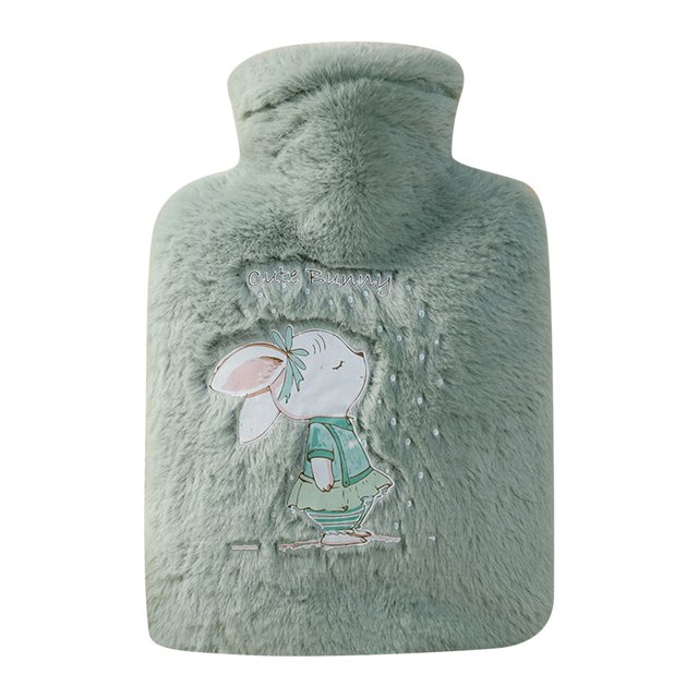 Cozy Cartoon Hot Water Bottle Hand Warmer Thickened Explosion Proof Design Adorable Fuzzy Heat Pack For Winter Comfort