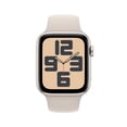 thumbnail image 2 of Apple Watch SE2 44mm GPS - Starlight Aluminum Case with Starlight Sport Band, 2 of 9