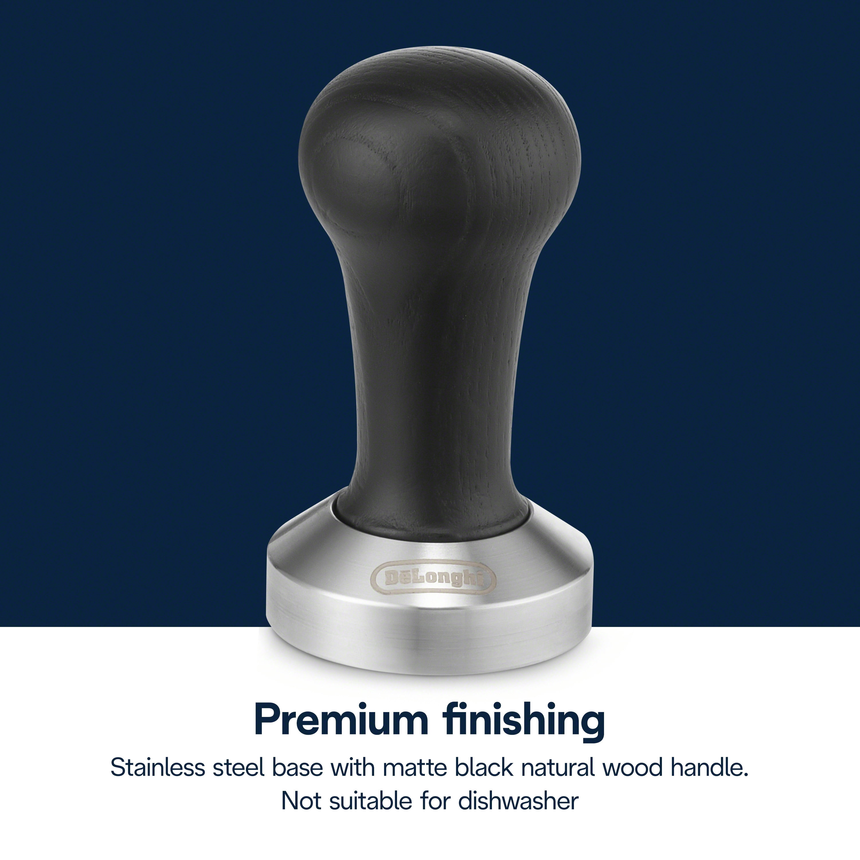 DLSC080 - DeLonghi Black Wood Tamper