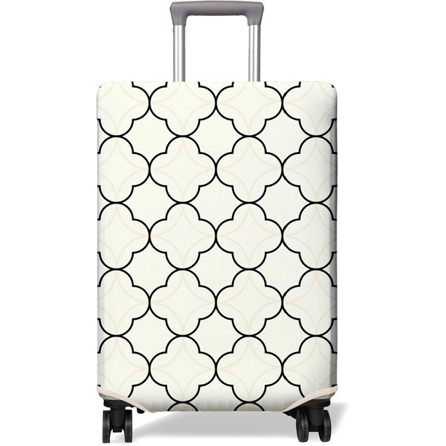 Travel Luggage Cover Suitcase Protector Fits 18-32 Inch Luggage Wheel Covers Patterned Travel Related Items Flower Luggage Protector Elastic Luggage Anti-scratch Suitcase Cover M