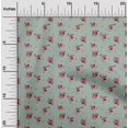 thumbnail image 1 of oneOone Silk Tabby Fabric Leaves & Flower Floral Print Sewing Fabric BTY 42 Inch Wide, 1 of 4