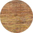 thumbnail image 1 of Ahgly Company Tapis d'Intérieur Ronds Abstraits Orange, Tapis de Zone Abstraits, 5 Pieds Rond, 1 of 6