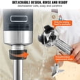 thumbnail image 3 of KFFKFF Professional Stick Blender, 750W 20-Inch Durable Handheld Mixer, Adjustable Speed with Stainless Steel Blade, Versatile Hand Mixer for Soups, Smoothies, Purees, and Baby Food, 3 of 9