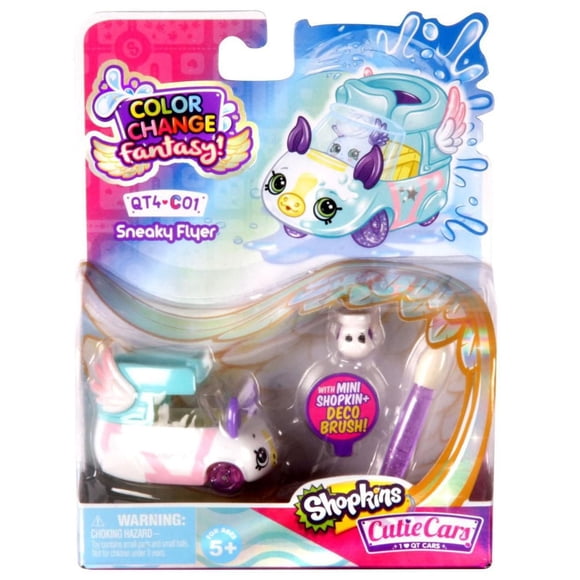 Shopkins Cutie Cars Color Change Fantasy - Sneaky Flyer - QT4-C01