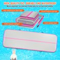 thumbnail image 3 of VEVOR Gymnastics Air Mat, 4 inch Thickness Inflatable Gymnastics Tumbling Mat, Tumble Track with Electric Pump, 3 of 9