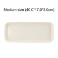 thumbnail image 1 of Indoor Outdoor Flower Pot Plant Saucer Drip Trays Resin Rectangle Plate, 1 of 8