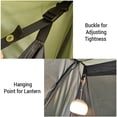 thumbnail image 4 of Waterproof backpacking tent set windproof half-person tent double-layer camping tent, 4 of 8