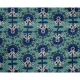 thumbnail image 4 of oneOone Polyester Lycra Fabric Leaves & Floral Block Printed Craft Fabric BTY 56 Inch Wide, 4 of 4