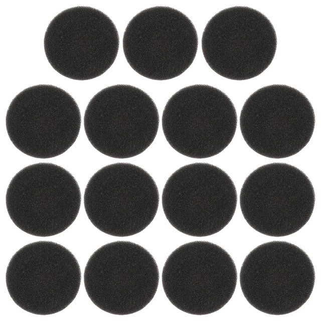 MIANGASTORE 15Pcs Activated Carbon Sponge Dry Cleaning Tin Box Makeup Brush Cleaning Box