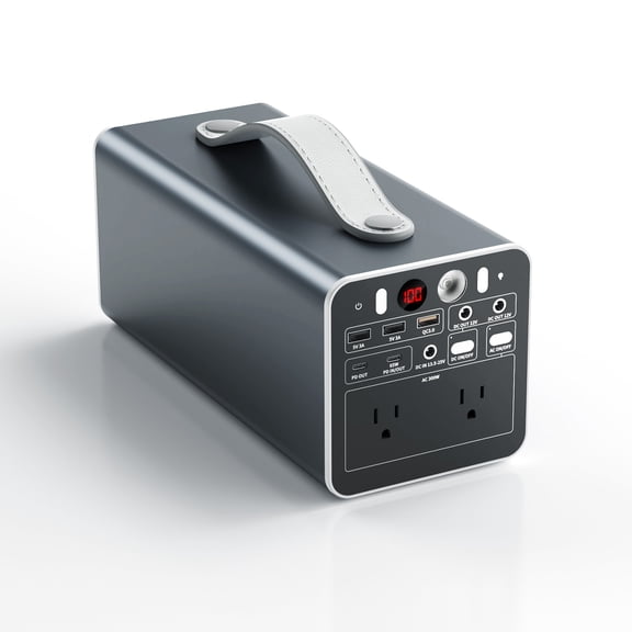 Fovendi Portable Power Station, 300W Charger Power Bank with AC Outlet, DC/PD Battery Backup Powered Outlet Supply for Camping, Travel and Home Blackout