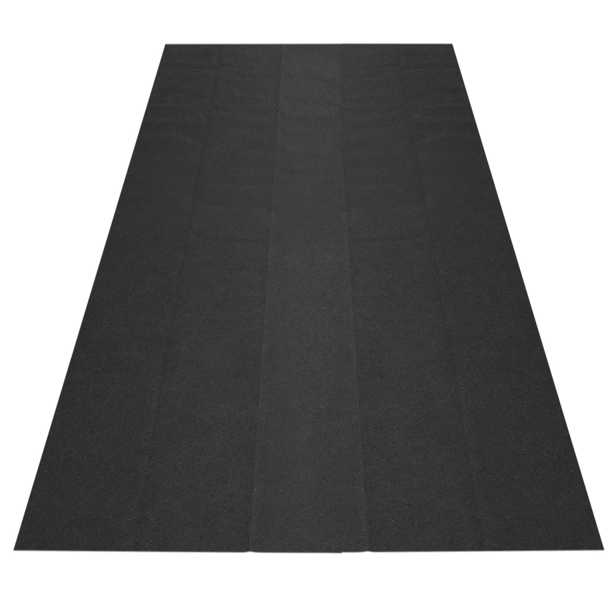 AutoFloorGuard AFG8020 20 Ft x 7.3 Ft Large Size Garage Carpet Mat, Black