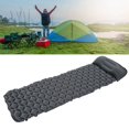 thumbnail image 3 of Tapis de Couchage Gonflable, Revêtement TPU Élastique Résistant à l'Humidité Coussin en Forme d'Arc Camping Coussin pour Personne Seule, 3 of 8