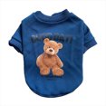 thumbnail image 1 of Cute Bear Dog Clothes Soft Comfortable Warm Round Neck Cartoon Dog Clothes for Pets, 1 of 5