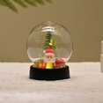 thumbnail image 4 of Outdoor Christmas Decorations Desktop Ornament Christmas Globe With LED Lights Globe Decor With Santa Christmas Tree & Festive Scenes For Holiday Home Decor Desktop dress up, 4 of 8
