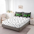 thumbnail image 4 of Green Gaming Headsets 7 Piece Comforter Set Full Bed in a Bag,Pc Gamer Bedding Sets Video Game Sheet Set with Comforter, 4 of 5