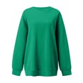 thumbnail image 3 of Liquidation à 50 % Chandail Surdimensionné pour Femmes 2023 Mode Décontractée Manches Longues Col Rond Chandail pour Dames Hauts Blouse, 3 of 3