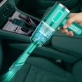 thumbnail image 1 of YOPTOP Cordless Mini Car Vacuum Cleaner 5000Pa Strong Suction Handheld Vacuum Cleaner Small Hand Air Duster Rechargeable Car Vacuum Cleaning Tool Portable for Car Home Interior Cleaning,Green, 1 of 10