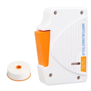 -550 Fiber Optic End Face Cleaning Box SC/FC//LC Optical Fiber Connector Wiping Tool Fiber Flange Adapters Cleaner,1 x Cleaning box 1 x Cleaning belt core