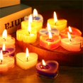 thumbnail image 4 of Une Boîte de 9 Bougies Chauffe-Plat Rouges de Repentance, 9 Bougies Chauffe-Plat en Pvc en Boîte pour la Saint-Valentin, Bougie de Demande en Mariage Exquise en Forme de Cœur, Bougie Plaquée avec Mot Image, Petite Bougie, 4 of 8