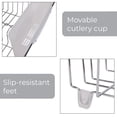 thumbnail image 2 of Mainstays Small Wire Dish Rack - White, 2 of 6