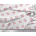 thumbnail image 2 of Soimoi Poly Georgette Fabric Leaves & Floral Block Fabric Prints by Yard 52 Inch Wide, 2 of 3