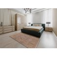thumbnail image 4 of Ahgly Company Indoor Square Mid-Century Modern Light Copper Gold Oriental Area Rugs, 8' Square, 4 of 6