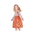 thumbnail image 2 of 2 Pieces Set Girls Dress T-Shirt Suspender Skirt Halloween Bat Pattern 12 Years, 2 of 5