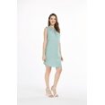 thumbnail image 2 of Robe Tunique Hawaïenne en Lin et Coton pour Femme, Herbe de Mer, m, 2 of 5