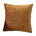 thumbnail image 2 of Solid Colour Velvet Pleated Pillow Set Sofa Cushion Bedside Cushion Office Lumbar Support Lumbar Protection, 2 of 6
