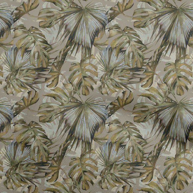 oneOone Georgette Viscose Beige Fabric Tropical Craft Projects Decor Fabric Printed By The Yard 42 Inch Wide