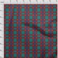 thumbnail image 3 of oneOone Georgette Viscose Fabric Tartan Check Print Fabric BTY 42 Inch Wide, 3 of 4