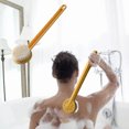 thumbnail image 2 of Back Brush Long Handle for Shower,Long Handled Shower Brush Scrubbing Shower Brush Back Scrubbing Shower Brush Hand Scrubbing Shower Brush Hangable Soft Bristle Shower Brush, 2 of 8