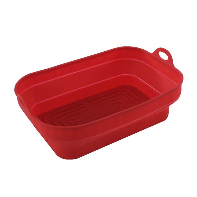Suncoda Silicone Doublures en pour Friteuse à Air Chaud, Doublures Réutilisables pour Friteuse à Air, Accessoires Réutilisables Sûrs pour Aliments