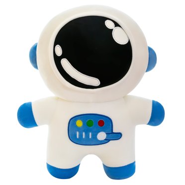 KAKOWELY 1 Pce Adorable Peluche d'Astronaute Peluche Délicate Poupée d'Astronaute Jouet en Peluche Spatial,15.75x"X12.6"X5.51 Pouces