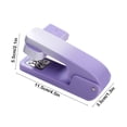 thumbnail image 3 of PEONAVET Plastic Stapler Stapler 360 Degree Rotatable Office Stapler Needle High Value Home Type Can Be Set In The Seam Stationery, 3 of 6
