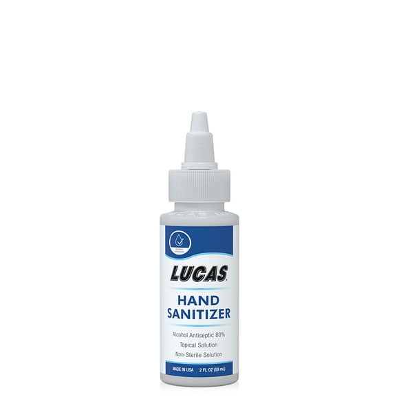 Lucas Oil Hand Sanitizer 11176 Liquid; 80 Ethyl Alcohol; 2 Ounce