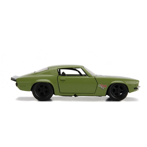 Jada 99521 Doms 1973 Chevrolet Camaro F-Bomb Green Fast & Furious