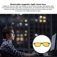 thumbnail image 4 of Lunettes Intelligentes Sans Fil Bluetooth, Lunettes de Soleil Bluetooth Étanches IPX4 avec Lentille Anti-Éclairage Bleu, Commande Tactile et Commande Vocale Intégrées Lithium 110 mAh, 4 of 7
