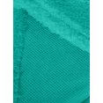 thumbnail image 3 of Innerwin Cardigan Outfit Set Open Front Women Fuzzy 3 Piece Sweatsuit Sleep Solid Color Regular Lounge Sets Green 2XL, 3 of 7